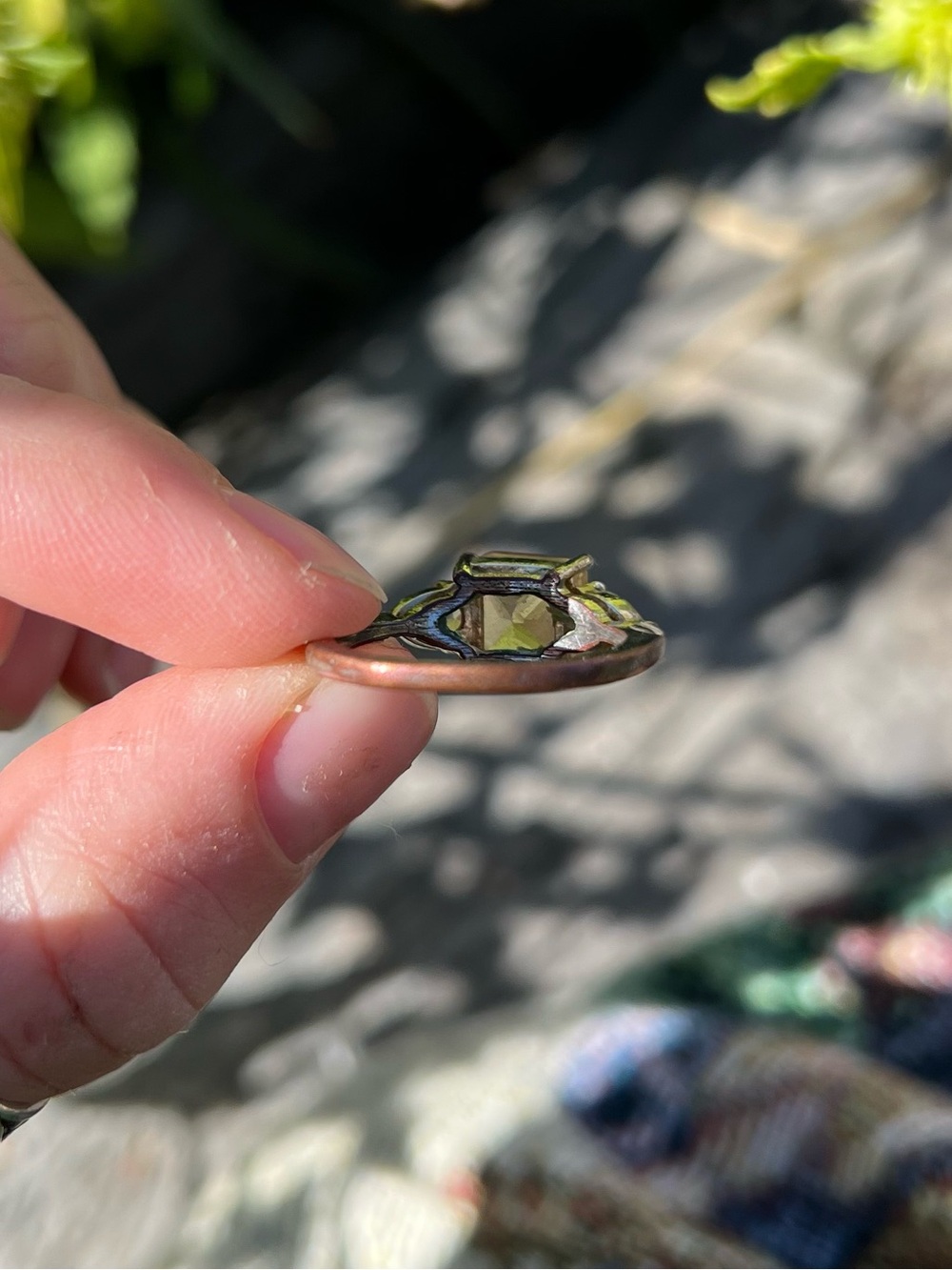 Yellow Stone Ring - Picture 6 of 9